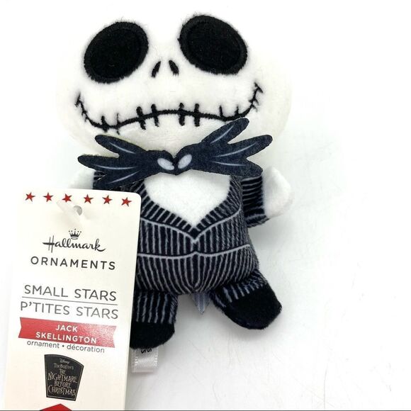 Hallmark Nightmare Before Christmas Jack Skellington Small Stars Plush Ornament - Picture 6 of 7